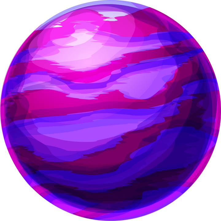 Purple far planet sphere globe alien fiction world